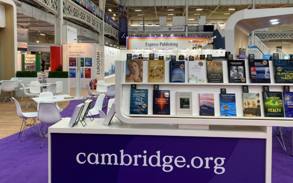 Cambridge University Press & Assessment stand at the London Book Fair