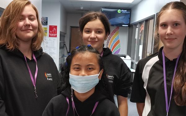 Students taking part in virtual work experience