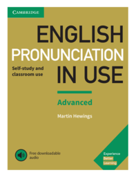 English pronunciation in use advanced book cover