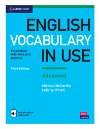 English vocabulary in use advanced book cover