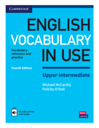English vocabulary in use upper intermediate book cover