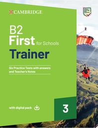 B2 first for schools trainer book cover