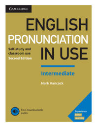 English Pronunciation in Use: Intermediate Second Edition Book Cover