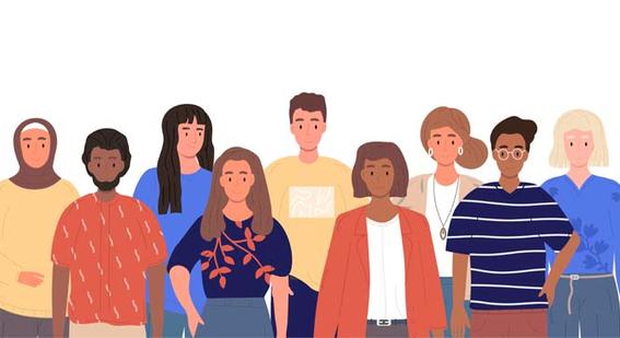 Illustration of people