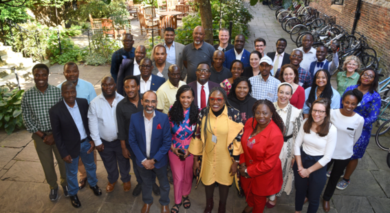 Group of HP Cambridge EdTech Fellows from Africa in Cambridge September 2023