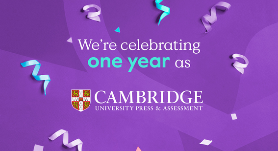 Graphic to celebrate our first anniversary