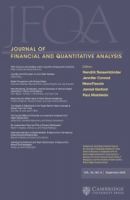 Journal of Financial and Quantitative Analysis