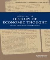 Journal of the History of Economic Thought