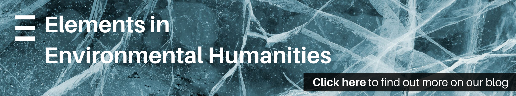Elements in Environmental Humanities blog