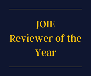 JOIE Reviewer of the Year