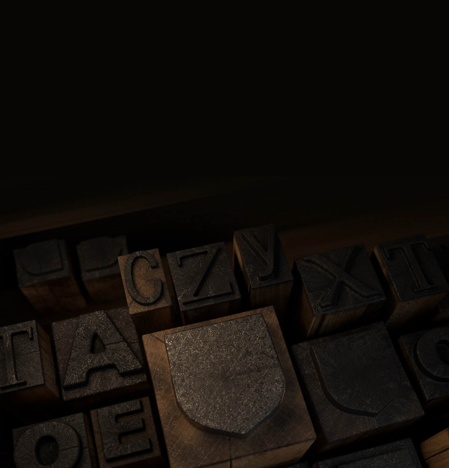 Old printing blocks